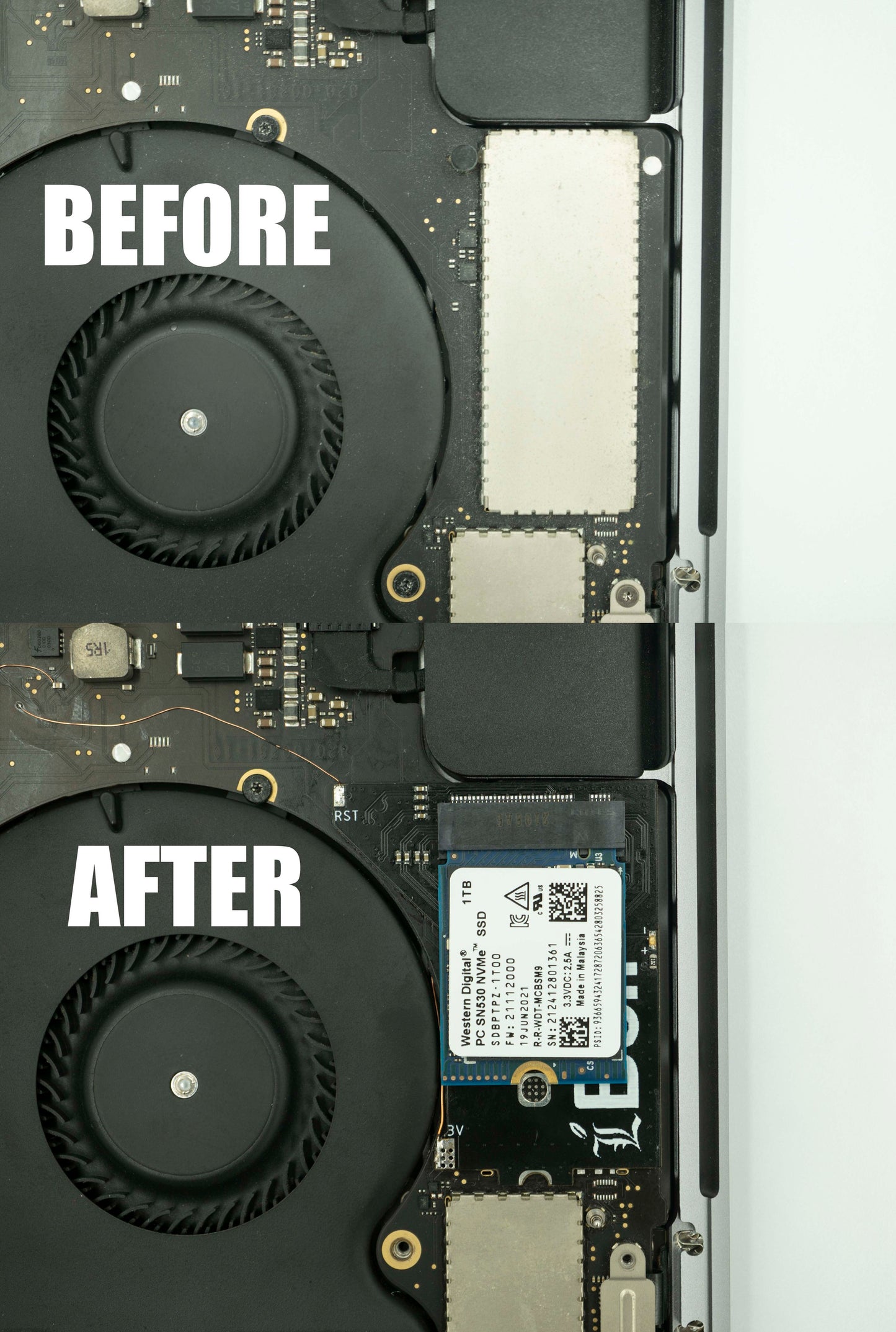 Aito7 NVMe Adapter for A1707 MBP