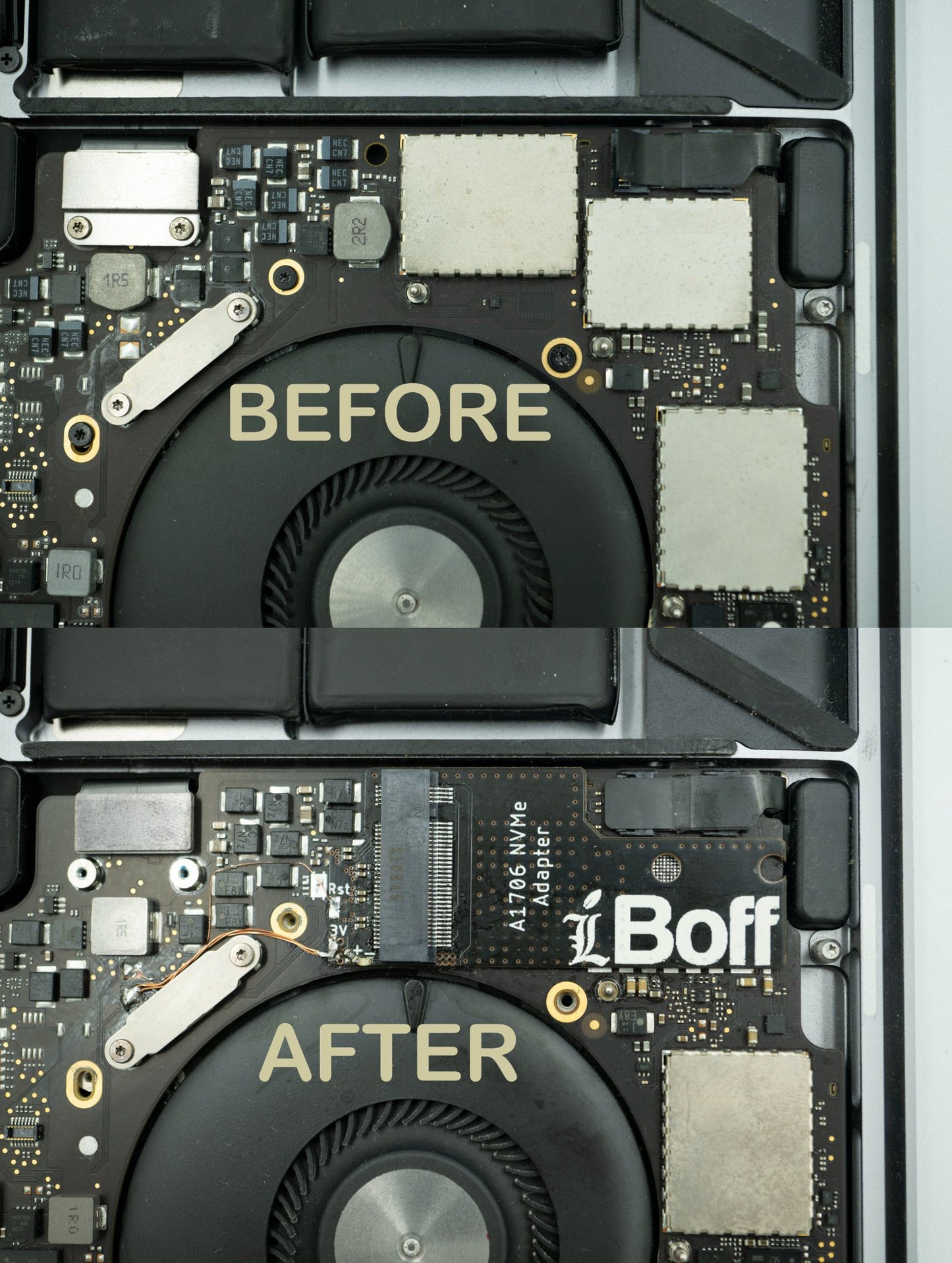 Aito6 NVMe Adapter for A1706 MBP